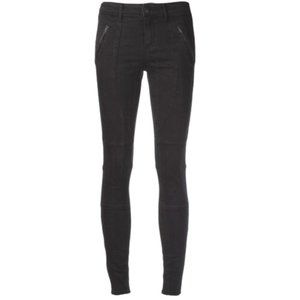 Habitual Elle High-rise Moto Size 26 distressed Black Skinny Pants